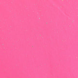 Pink Glitter-Dot Jersey Knit, Cotton — texture