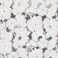 White Floral Lace, Nylon-Cotton, 154 gsm