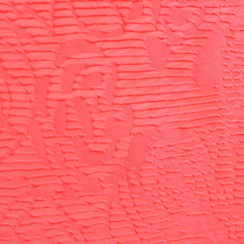 Coral Tone-on-Tone Jacquard, Polyester