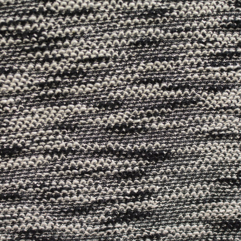Black Heathered-Marl Chunky Knit, Cotton-Viscose