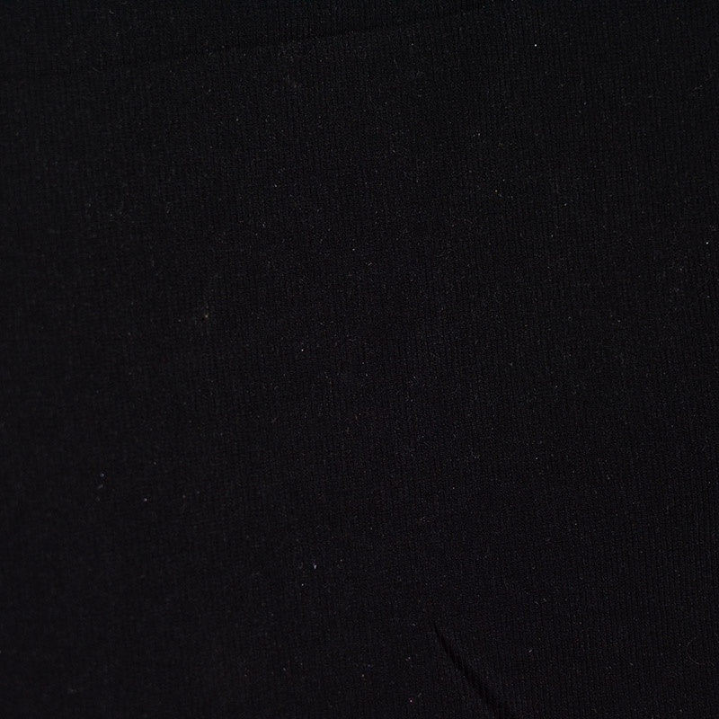 Polyester Stretch Woven Fabric, 200 gsm, 155 cm — Black