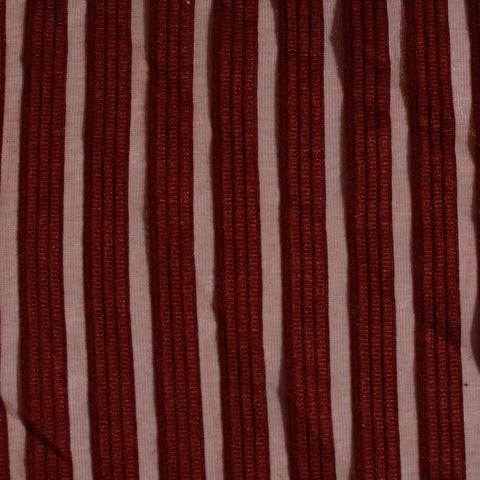 Light Off-White Stripes Jersey Knit, Polyester