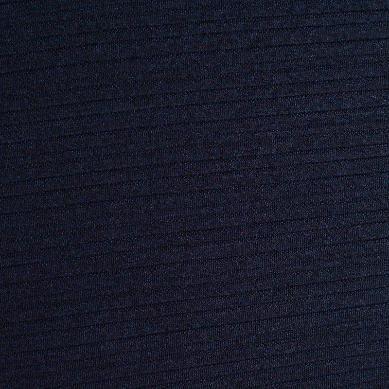 Striped Knit Fabric, 310 gsm, 160 cm — Navy