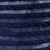 Navy Diamond Jacquard, Polyester