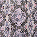 Pink Geometric Jersey Knit, Polyester — texture