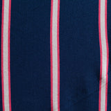 Navy Stripes Knit, Viscose