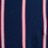 Navy Stripes Knit, Viscose — texture