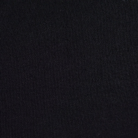 100% Cotton Chunky Knit Fabric, 170 gsm, 160 cm — Black