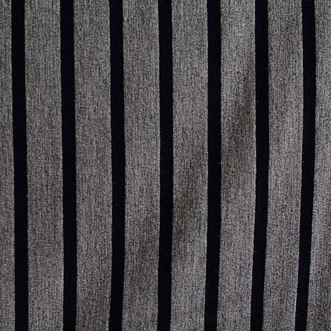 Black Stripe Knit, 220 gsm