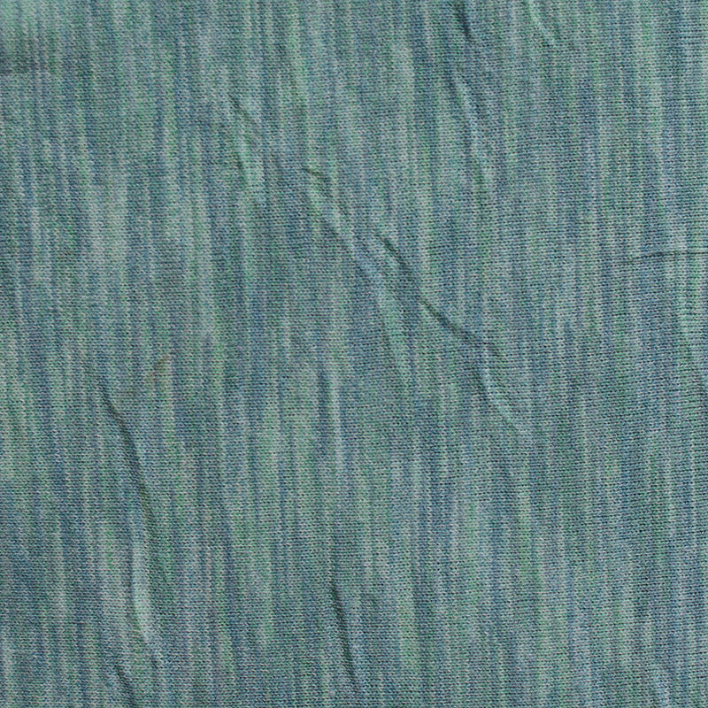 Teal Marl Chunky Knit, Polyester, 168 gsm, 153 cm
