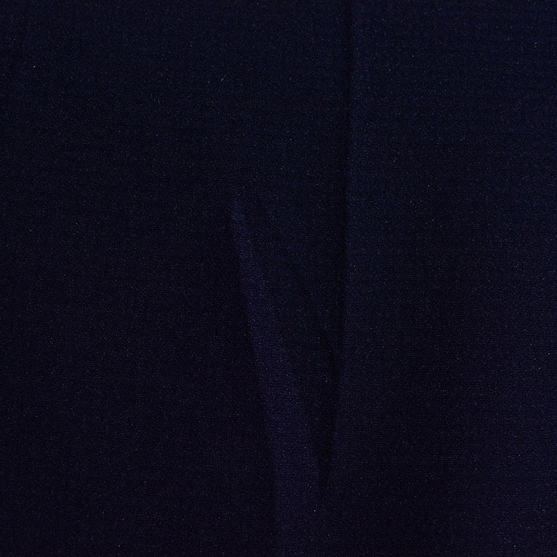 Jacquard 100% Polyester Chunky Knit Fabric, 249 gsm, 160 cm — Navy