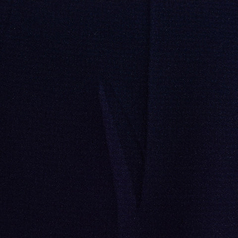 Jacquard 100% Polyester Chunky Knit Fabric, 249 gsm, 160 cm — Navy