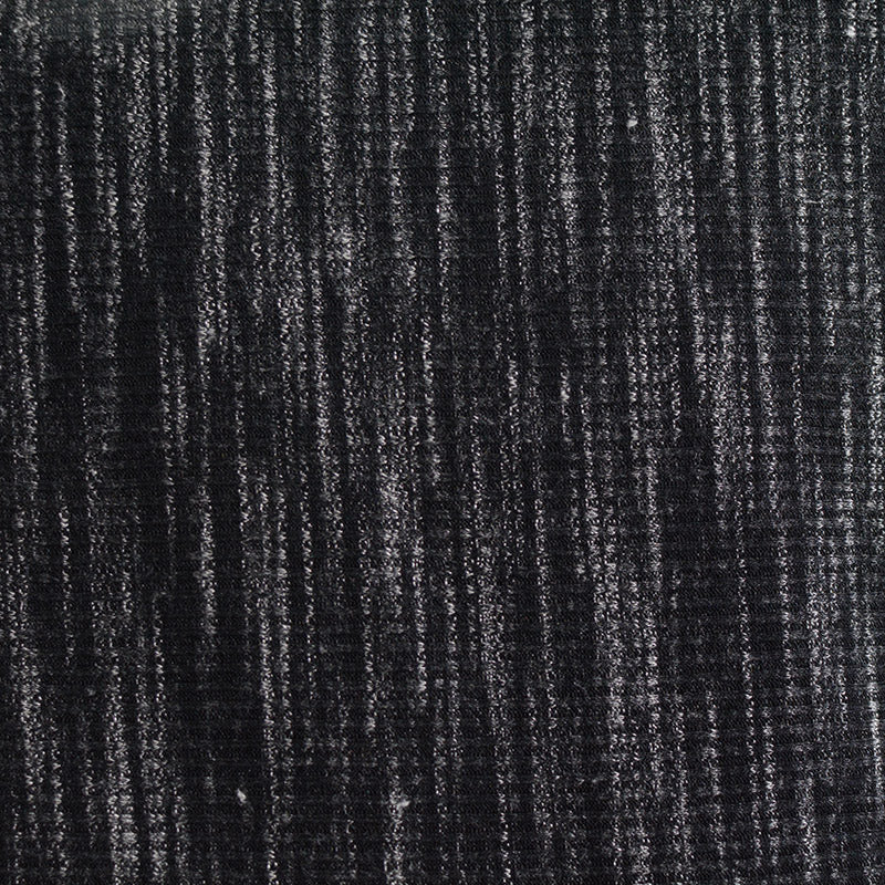 Black Marl Rib Knit, 259 gsm