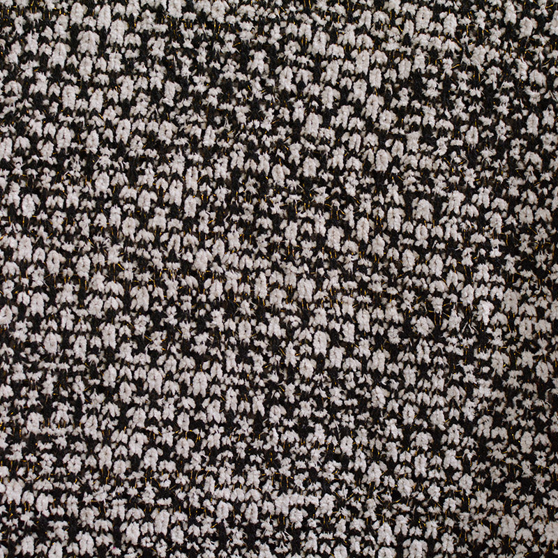 Black Marl Chunky Knit, Polyester, 232 gsm