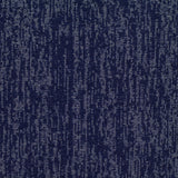 Navy Abstract Chunky Knit, Viscose-Poly