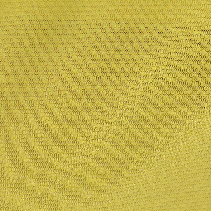 Yellow Ribbed Chunky Knit, Polyester