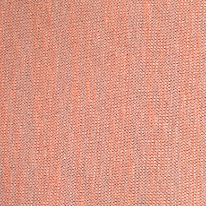 Peach Marl Chunky Knit, Viscose-Poly, 152 gsm