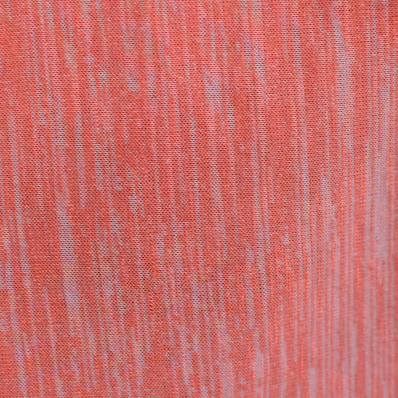 Coral Marl Chunky Knit, Viscose-Poly