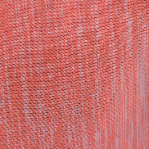 Coral Marl Chunky Knit, Viscose-Poly