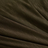 Dark Olive Marl Chunky Knit, Poly-Viscose