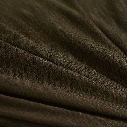 Dark Olive Marl Chunky Knit, Poly-Viscose