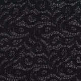 Black Floral Knit, Polyester