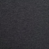 Heather 100% Polyester Rib Knit Fabric, 371 gsm, 154 cm — Grey