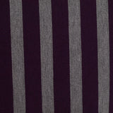 Dark Purple Stripe Chunky Knit, Poly-Viscose