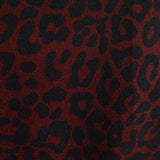 Black Leopard Knit, Polyester