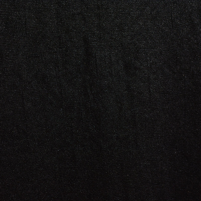 Jacquard 100% Polyester Knit Fabric, 278 gsm, 150 cm — Black