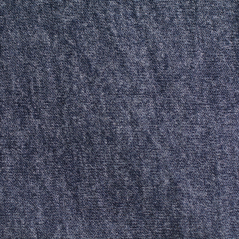 Navy Marl Chunky Knit, 155 gsm