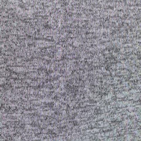 Grey Marl Chunky Knit, Polyester, 138 gsm
