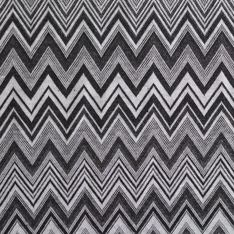 Black Chevron Jacquard, Polyester, 248 gsm
