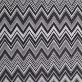 Black Chevron Jacquard, Polyester