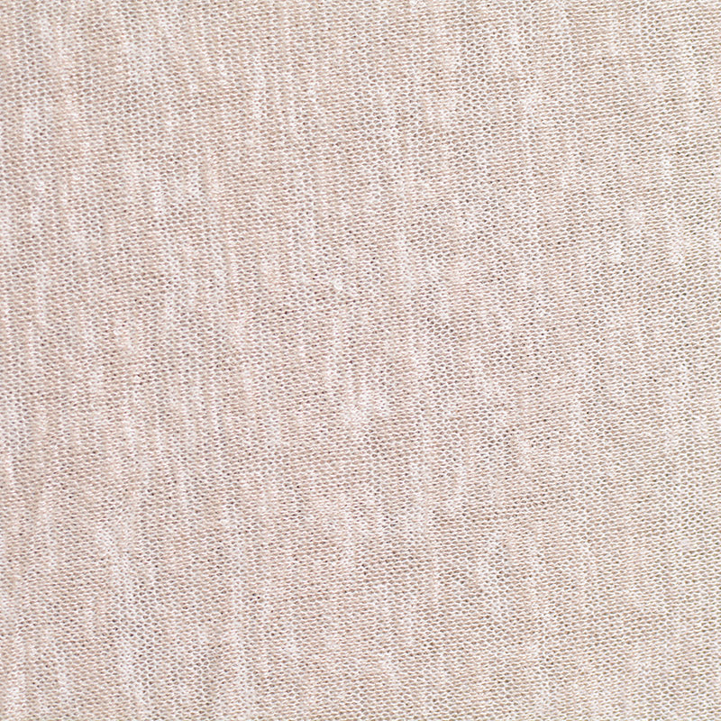 Light Beige Fine-Marl Jersey Knit, Viscose-Poly