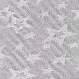 Light Grey Stars Jacquard, Poly-Metallic — texture