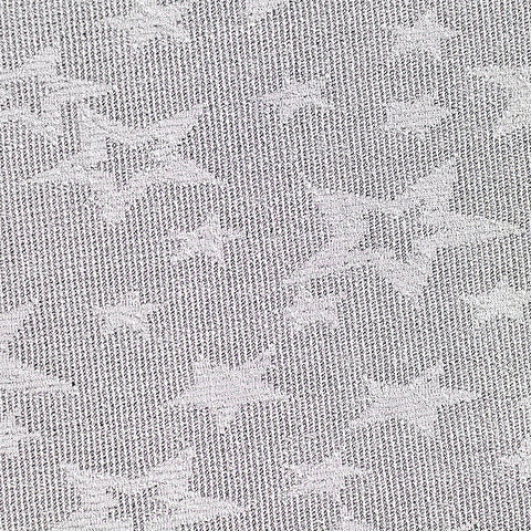 Light Grey Stars Jacquard, Poly-Metallic