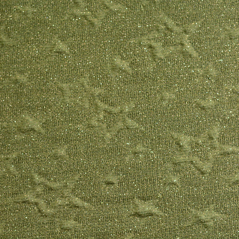 Green Tone-on-Tone Jacquard, Poly-Metallic