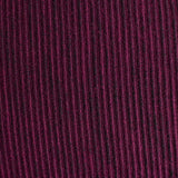 Burgundy Vertical-Stripe Chunky Knit, Poly-Viscose