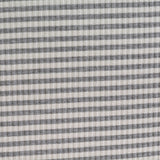 Grey Horizontal-Stripe Rib Knit, Viscose-Poly