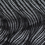 Jacquard 100% Polyester Knit Fabric, 134 gsm, 140 cm — Black