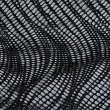 Jacquard 100% Polyester Knit Fabric, 134 gsm, 140 cm — Black — texture