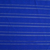Blue Horizontal-Stripe Jacquard, Polyester — texture