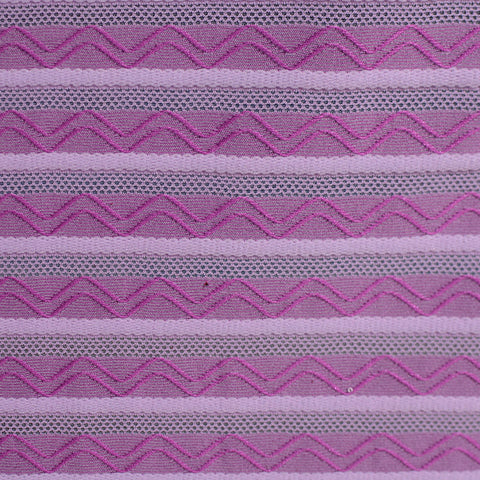 Pink Horizontal-Band Jacquard, Polyester, 180 gsm