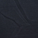 100% Polyester Interlock Knit Fabric, 138 gsm, 165 cm — Black