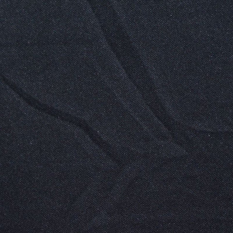 100% Polyester Interlock Knit Fabric, 138 gsm, 165 cm — Black