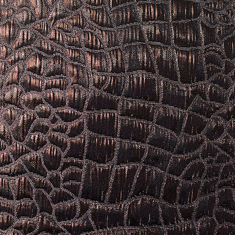 Jacquard Polyester Cotton Woven Fabric, 175 gsm, 145 cm — Black