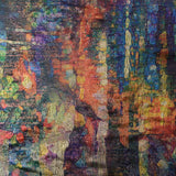 Brown Abstract Jacquard, Poly-Cotton