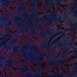 Purple Floral Jacquard, Polyester