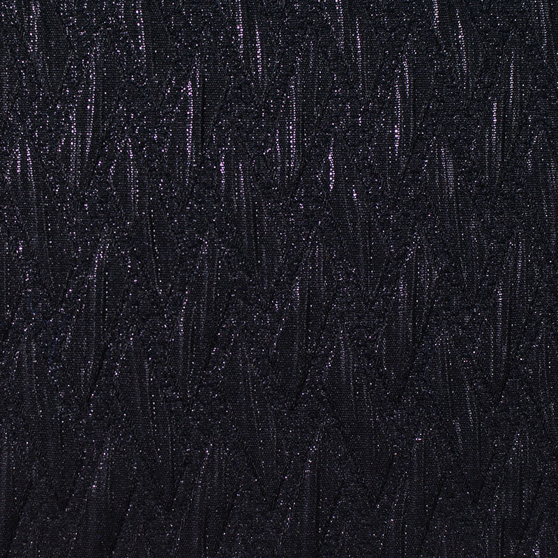 Jacquard Polyester Cotton Woven Fabric, 180 gsm, 145 cm — Black
